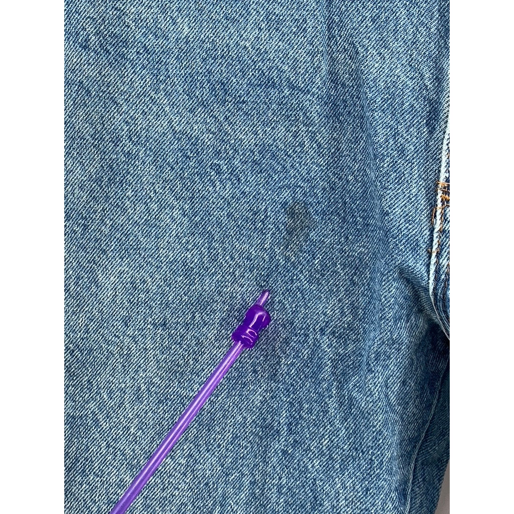 RUSTLER Men's Blue Denim Straight Leg Jeans 34X29