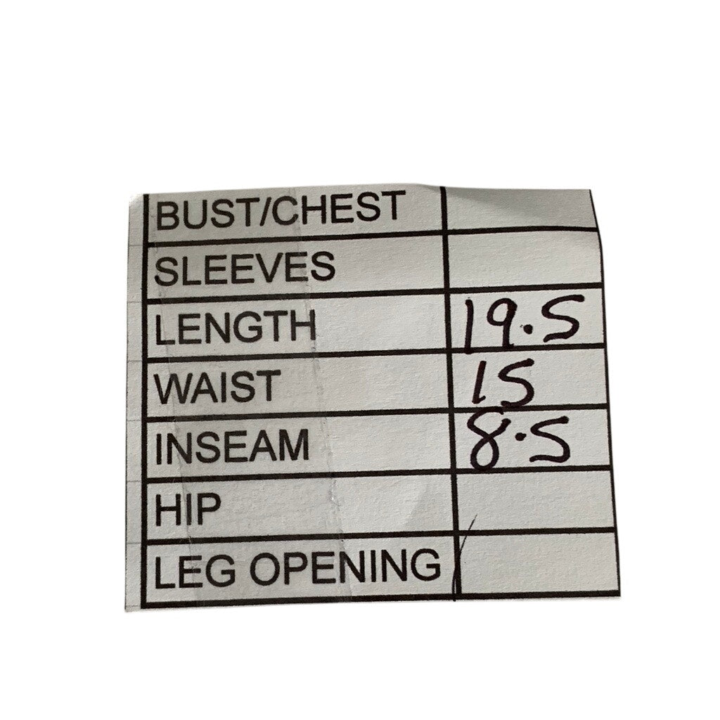 ZARA Men's White Cuffed Drawstring Shorts SZ M