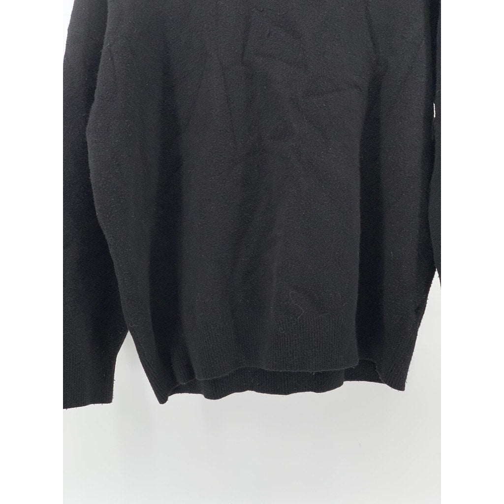 ZARA Men's Black Knit Hoodie SZ L