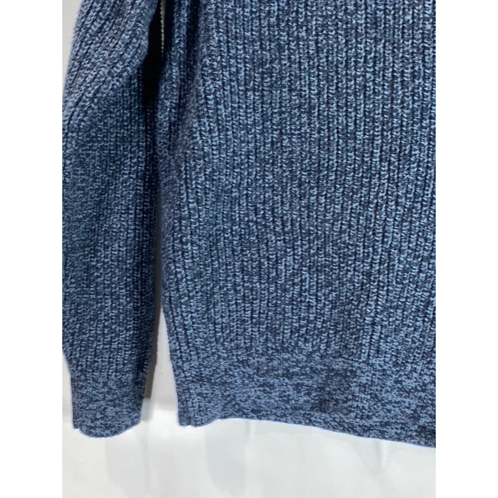 BANANA REPUBLIC Men's Blue Crewneck Cotton-Blend Knit Pullover Sweater XL