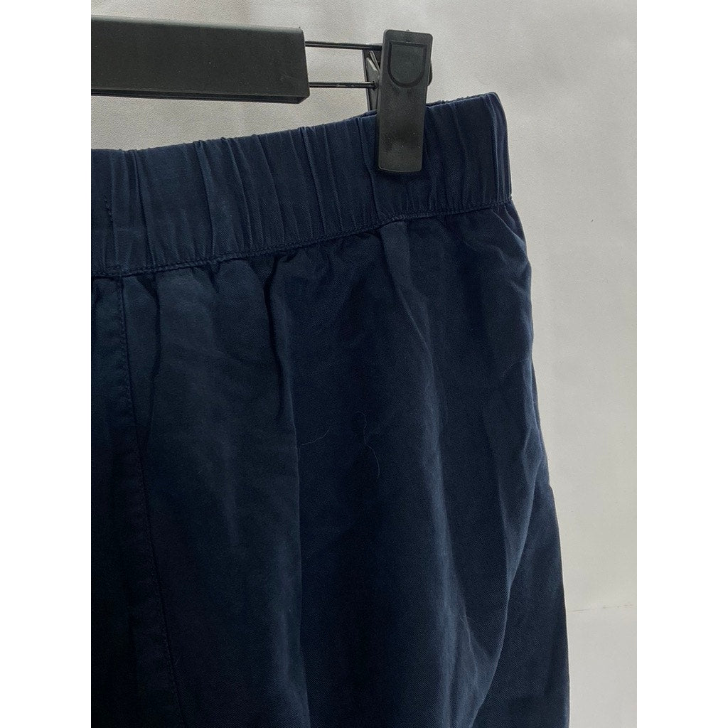 BANANA REPUBLIC Women's Navy Soft Cargo Pull-On Drawstring Pant SZ S