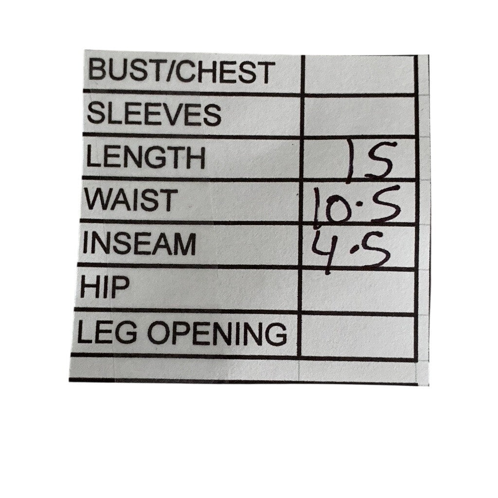 PEPPER Women's Black Ribbed Pull-ON Bike Shorts SZ S