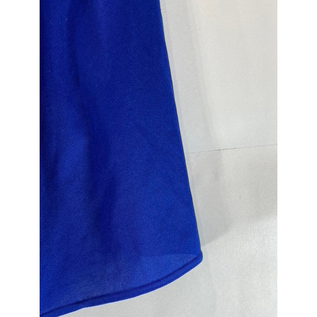 ADIDAS Men's Royal Blue Climalite Elastic Waist Pull-On Soccer Shorts SZ L