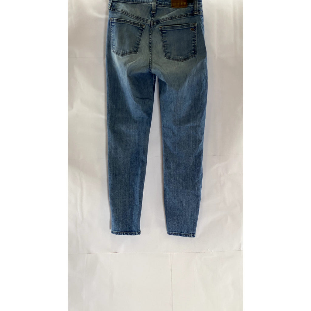 MADEWELL Women's Blue Denim High Riser 9" Skinny Skinny Five-Pocket Jean SZ 26
