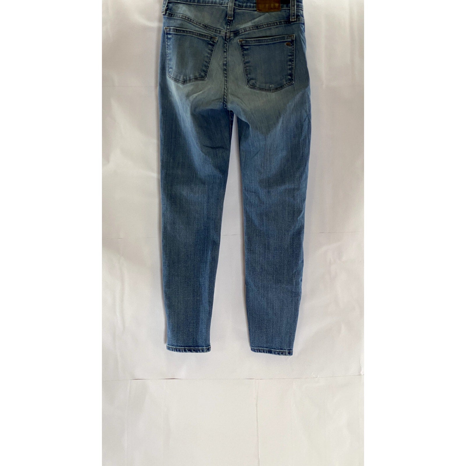 MADEWELL Women's Blue Denim High Riser 9" Skinny Skinny Five-Pocket Jean SZ 26