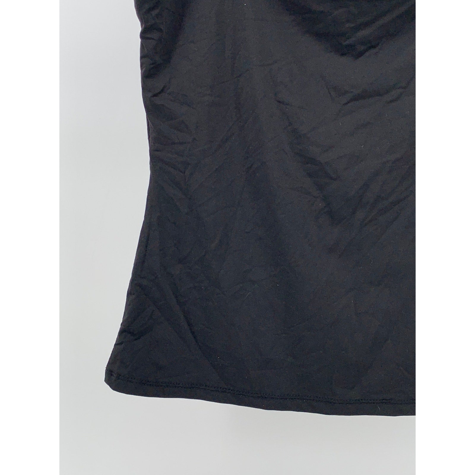 H&M Women's Black Deep Straight-Neck Sleeveless Knit Top SZ S
