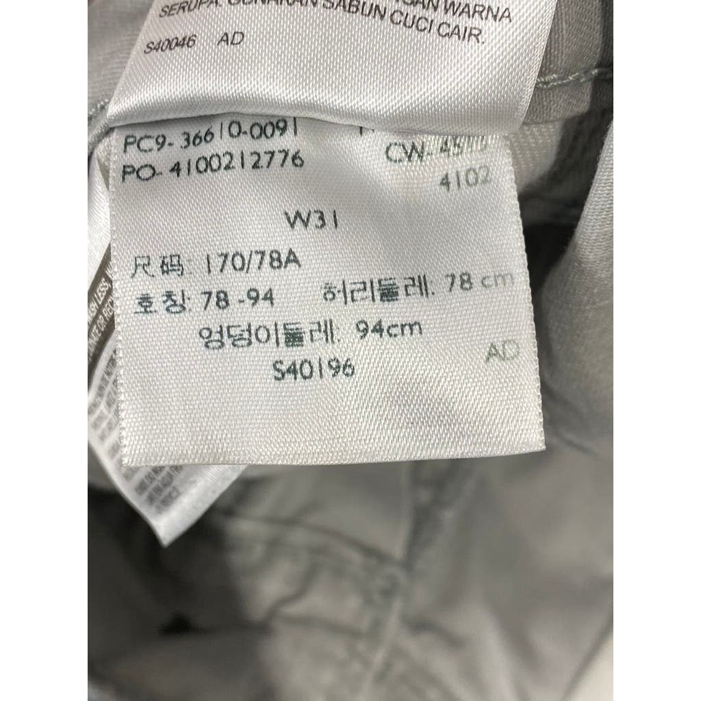 LEVI'S Men's Light Gray Classic-Fit Cargo Shorts SZ 31