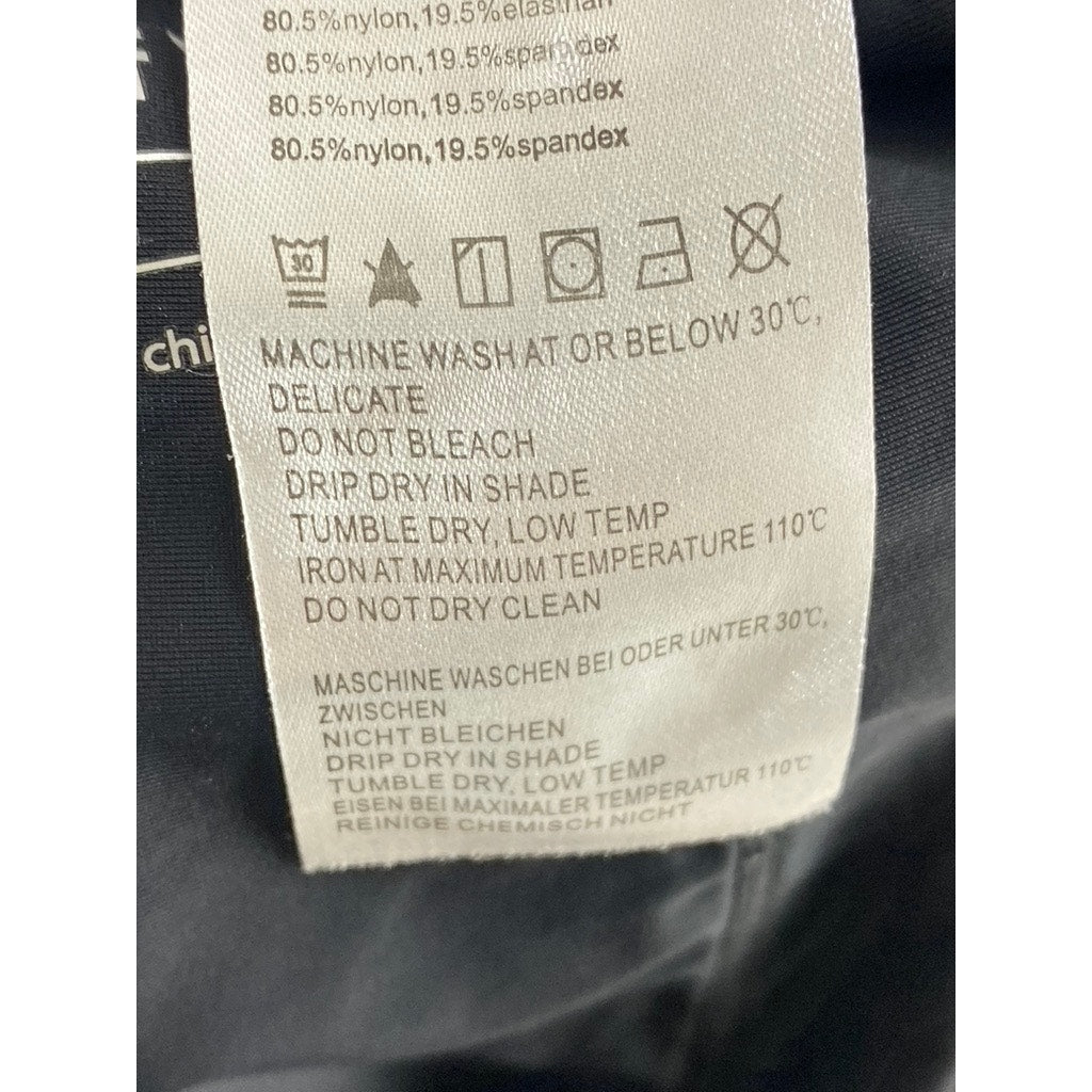 BALEAF Women's Black Perforated Drawstring Pull-On Active Shorts SZ XL