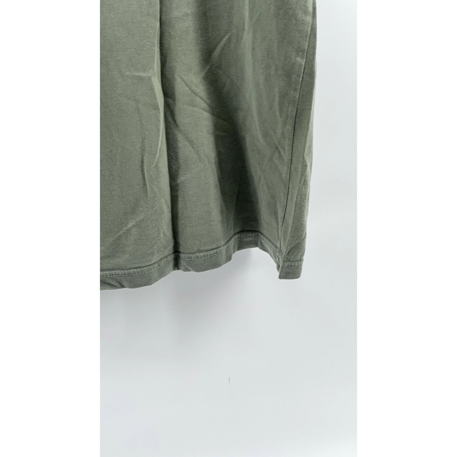 IMPURE Men's Olive Green Crewneck Short Sleeve Casual Cotton T-Shirt SZ L