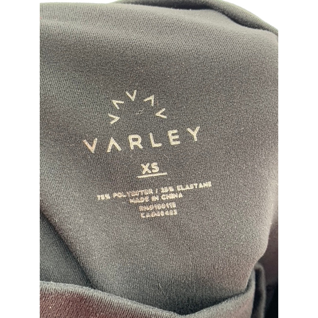 VARLEY Women's Black Solid High-Rise Ankle Leggings SZ XS