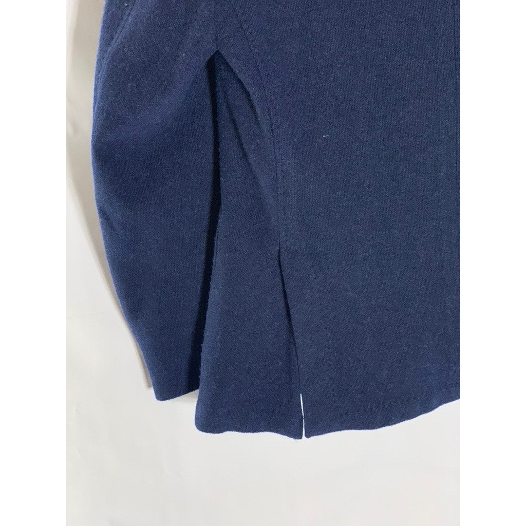 MASSIMO DUTTI Men's Navy Cashmere Two-Button Long Sleeve Collar Blazer SZ 38