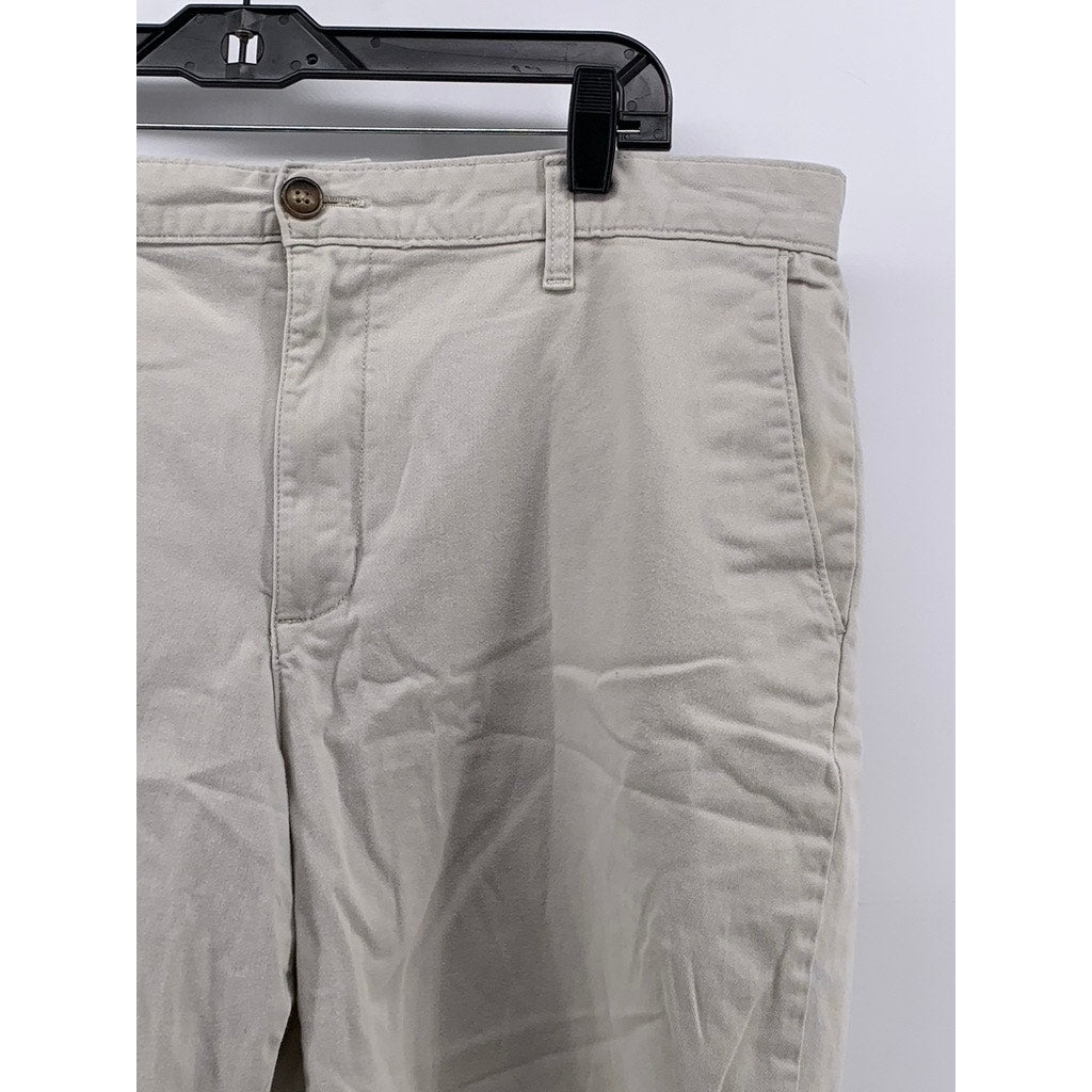 GEORGE Men's Beige Regular-Fit Chino Shorts SZ 38
