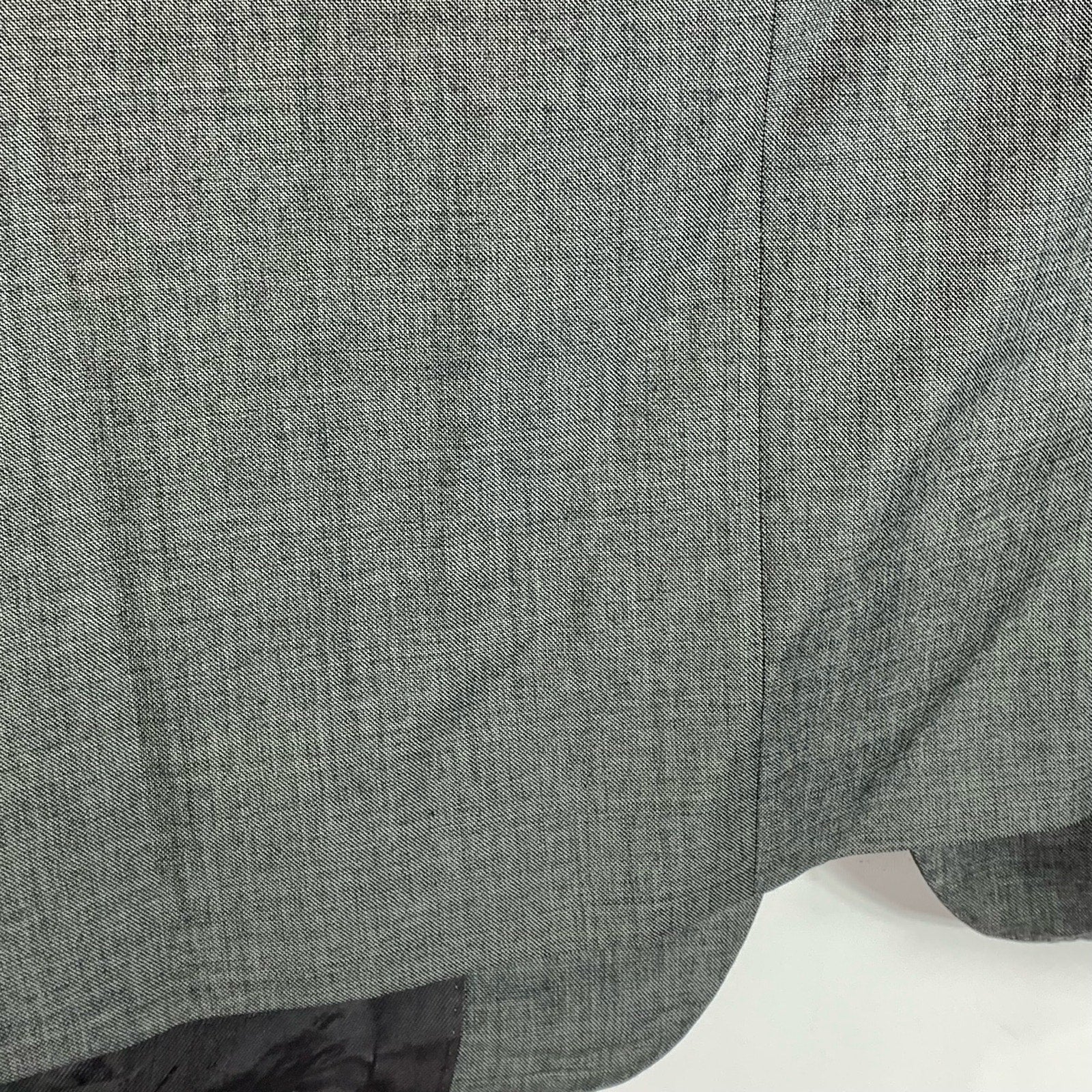 H By HALSTON Men's Gray Three-Button Notch Lapel Blazer SZ 48
