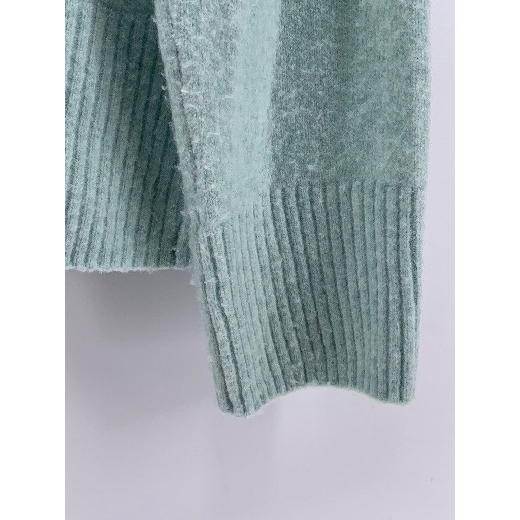 LUNA & SOL Women's Light Blue Crewneck Knit Sweater SZ S