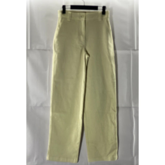 SUNDAY BEST Women's Beige Straight-Leg Denim Jeans SZ 2