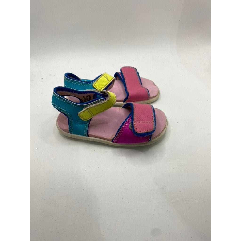 SEE KAI RUN Toddler Girls' Multi-Color Open-Toe Lightweight Sandals SZ 6