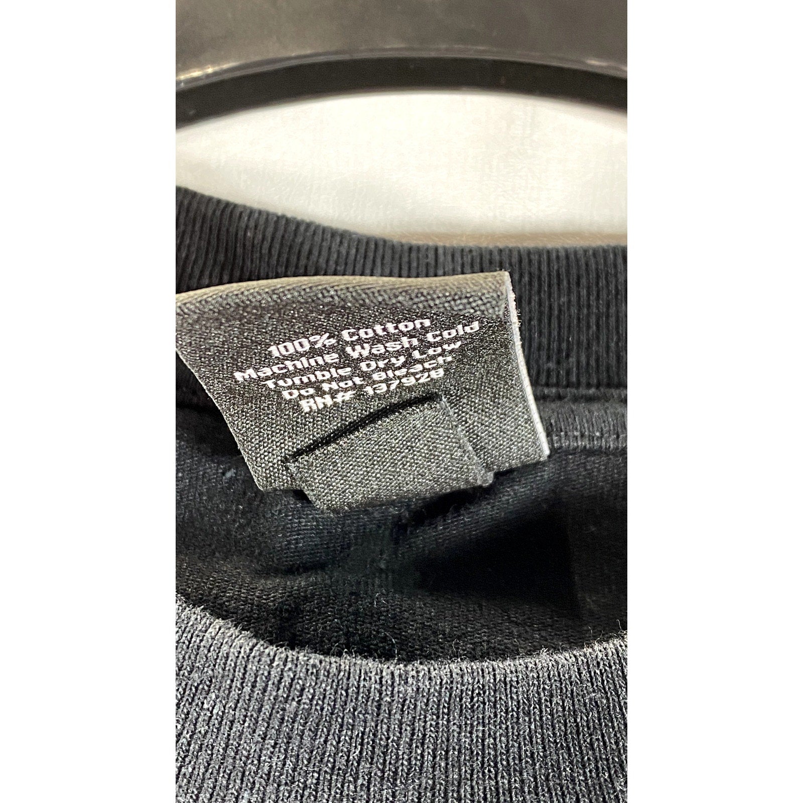 ONLY NY Men's Black Block Logo Crewneck Short Sleeve T-Shirt SZ M