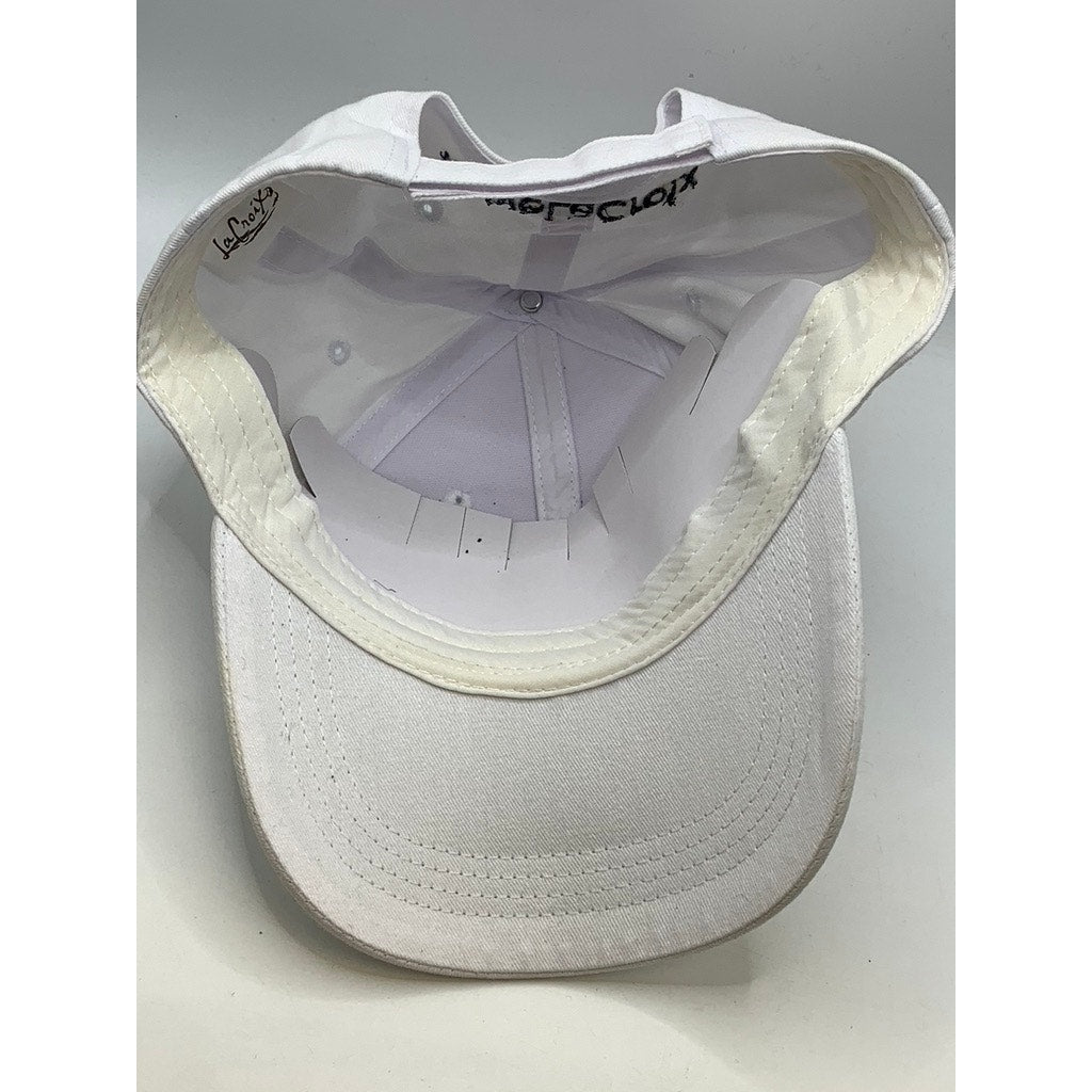 LA CROIX Men's White Embroidered Logo Baseball Cap SZ OS