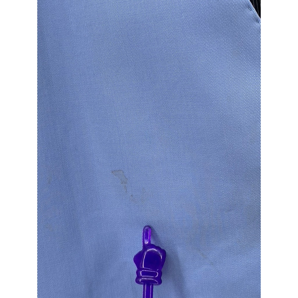 CUSTOME NATIONAL Men's Light Blue Wool Five-Button Adjustable Suit Vest SZ 48