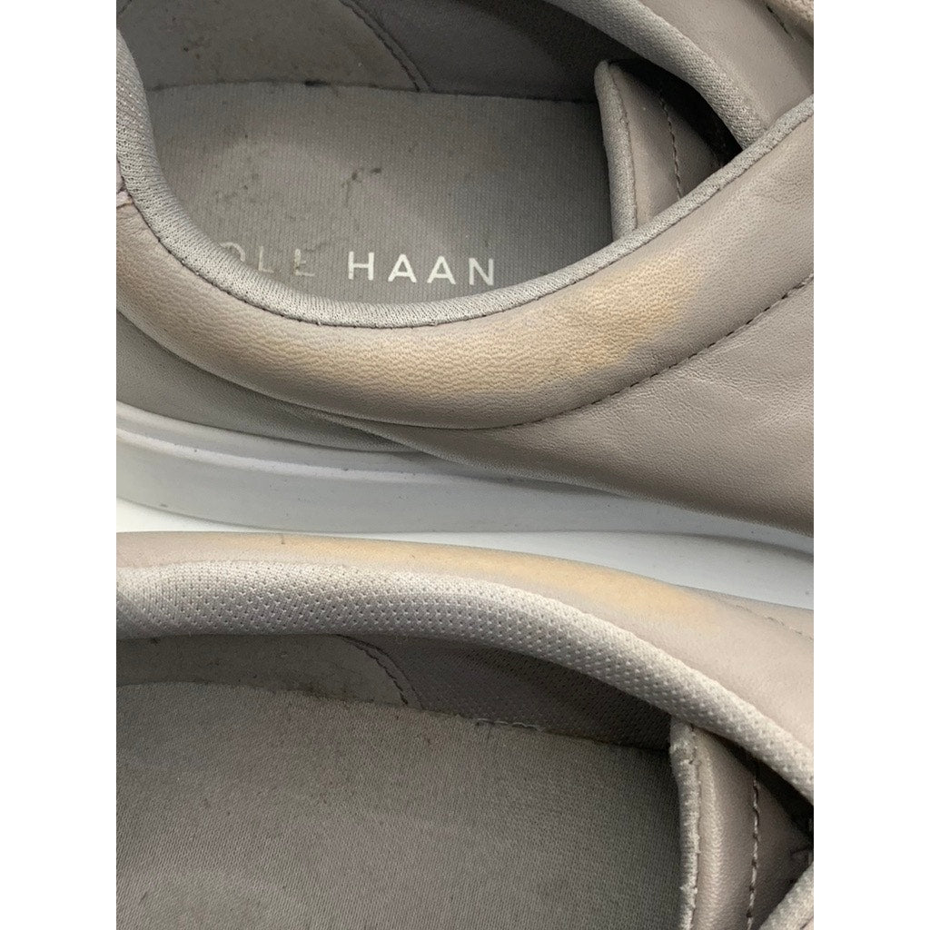 COLE HAAN Men's Gray Grand Crosscourt Traveler Sneakers SZ 8