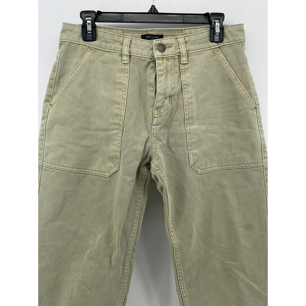 NEW LOOK Men's Tan Casual Tapered Regular Fit Chino Pants SZ 30