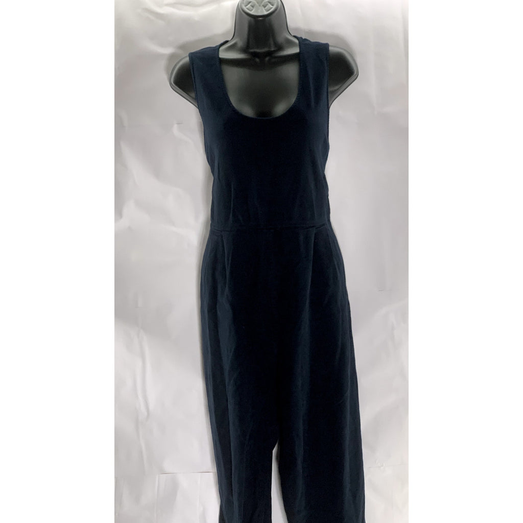STEVEN ALAN Women's Black Solid Scoop-Neck Sleeveless Jumpsuit SZ S