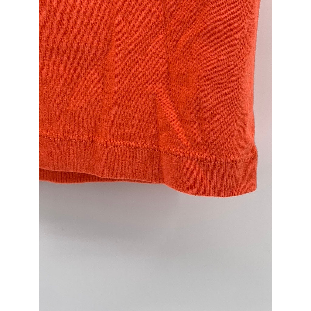 BROOKS BROTHER Women's Orange Crewneck Sleeveless Casual Tank Top SZ XS