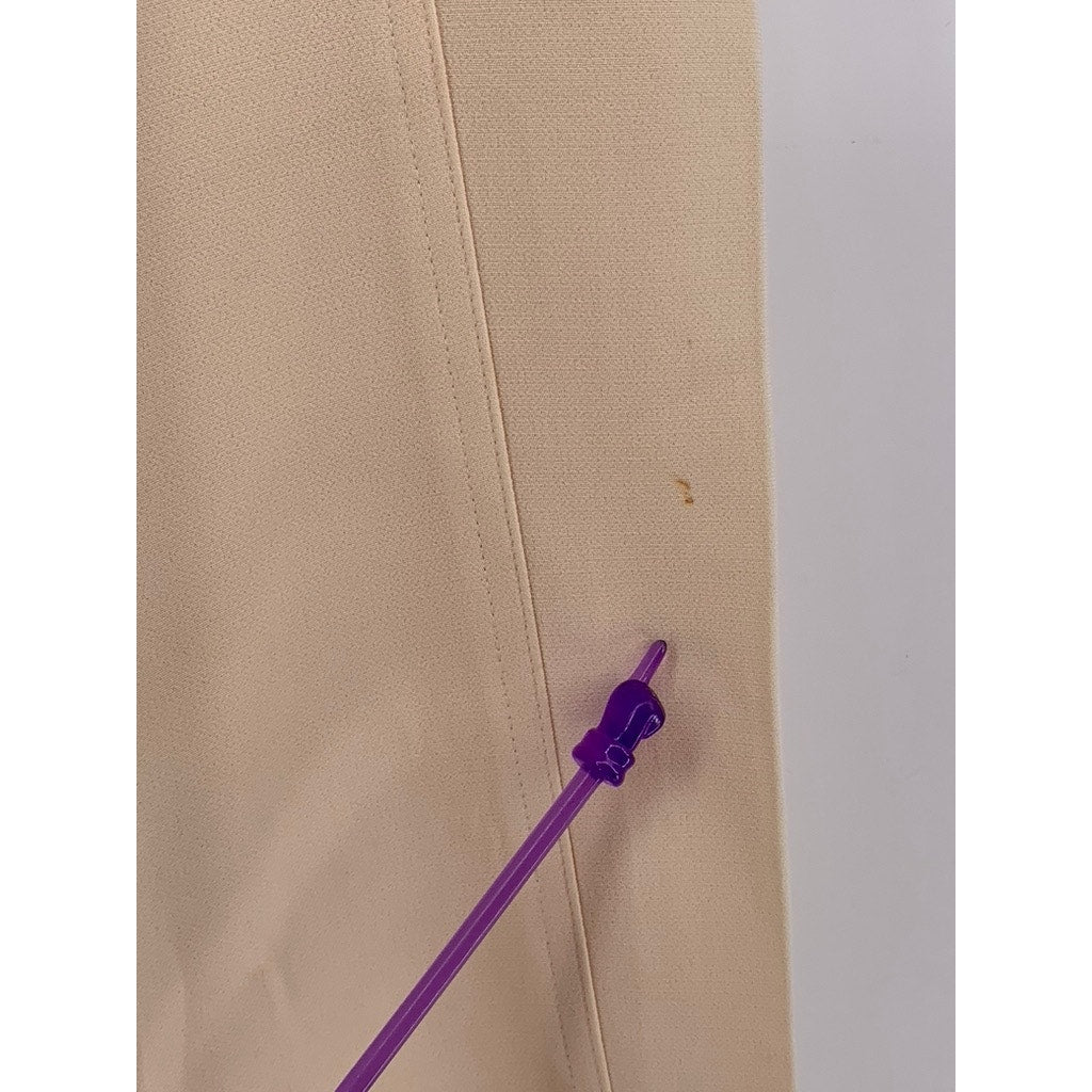 INC INTERNATIONAL CONCEPTS Women's Beige Button-Front Pants SZ 12