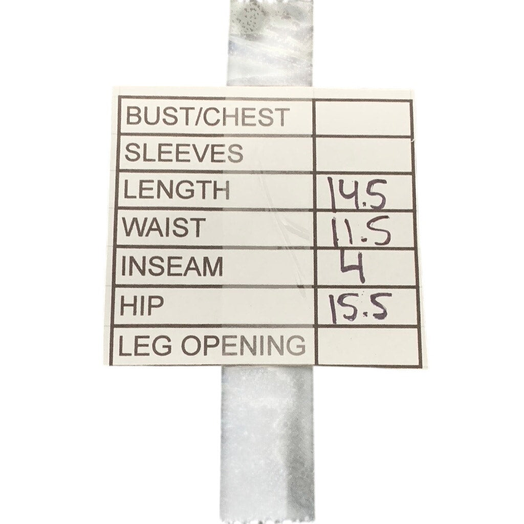 ANINE BING Women's Light Blue Denim Raw-Hem Straight Shorts SZ 24