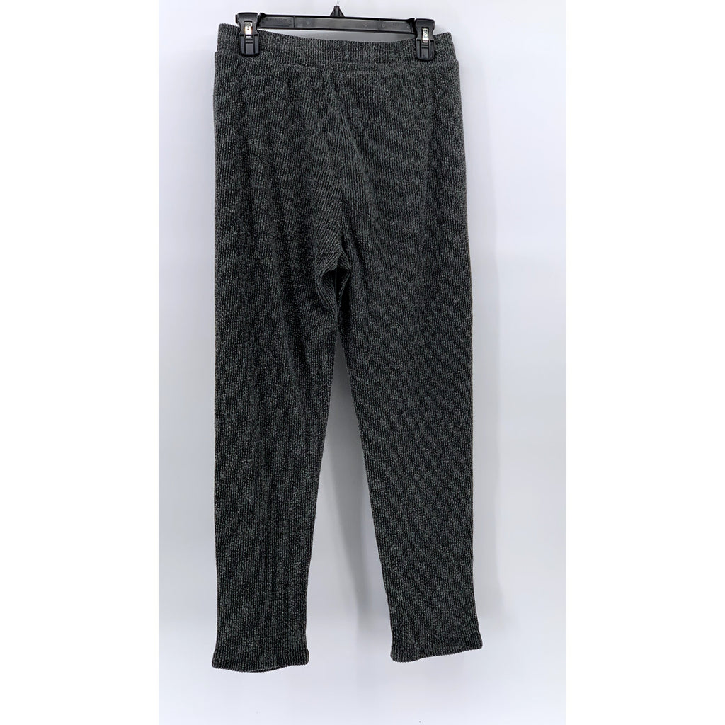 UNBRANDED Women's Charcoal Gray Ribbed Sweatpants SZ S