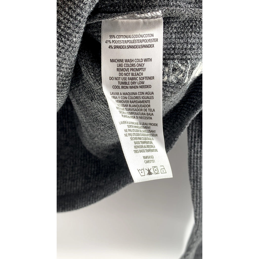 CALVIN KLEIN Women's Charcoal Performance Stretch Thermal Turtleneck Sweater SZM