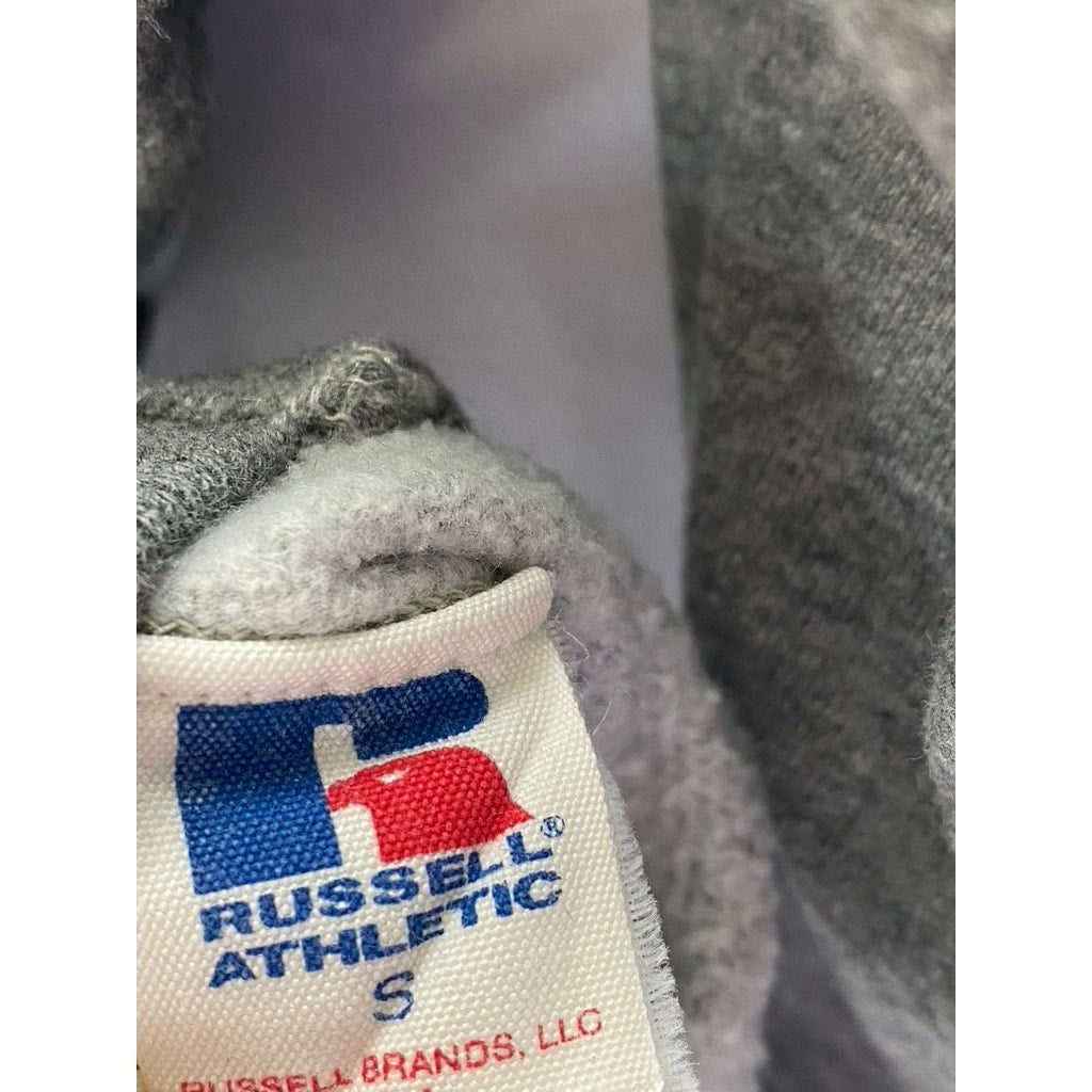 RUSSELL ATHLETIC Men's Vintage Gray Crewneck Pullover Sweatshirt SZ S