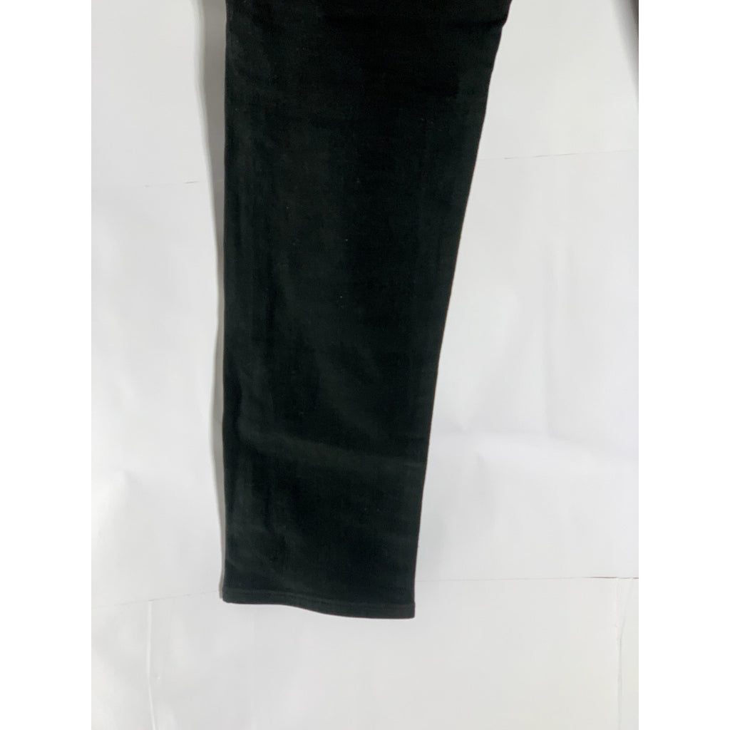 UNIQLO Men's Black Solid Slim Straight Low-Rise Five-Pocket Jean SZ 31X32