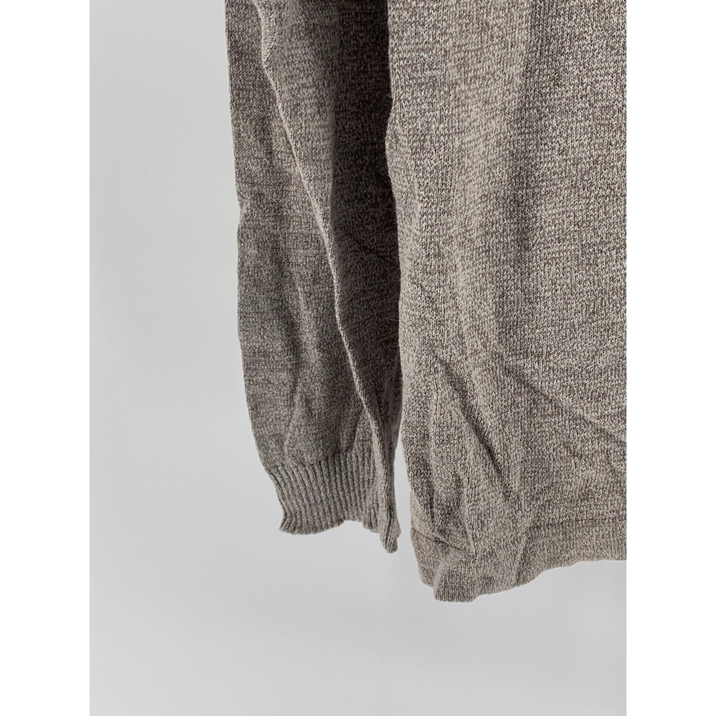 GEOFFREY BEENE Men's Vintage 90's Beige Knit Crewneck Long Sleeve Sweater SZ M