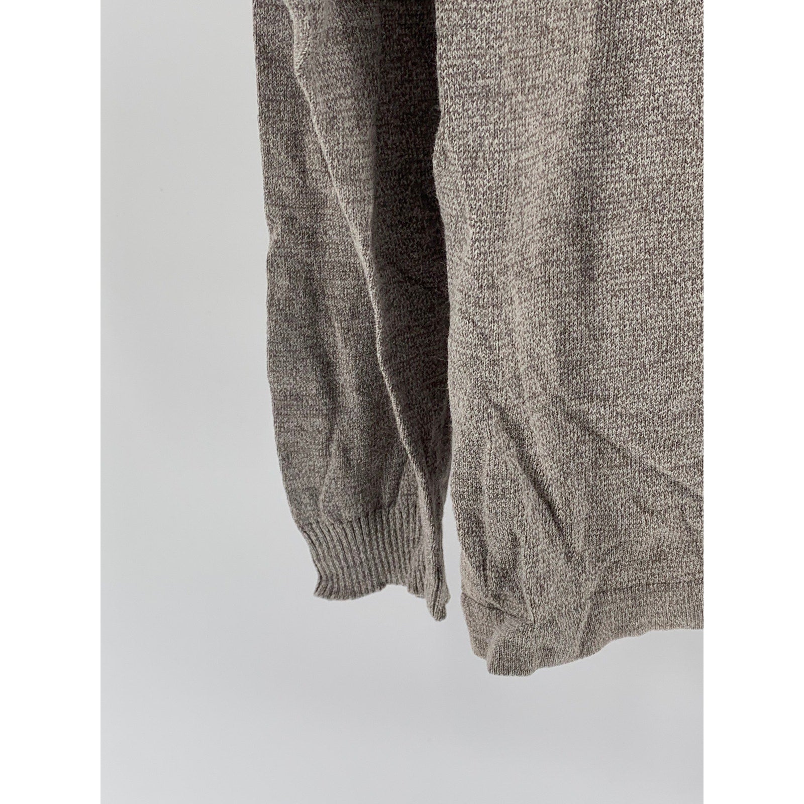 GEOFFREY BEENE Men's Vintage 90's Beige Knit Crewneck Long Sleeve Sweater SZ M