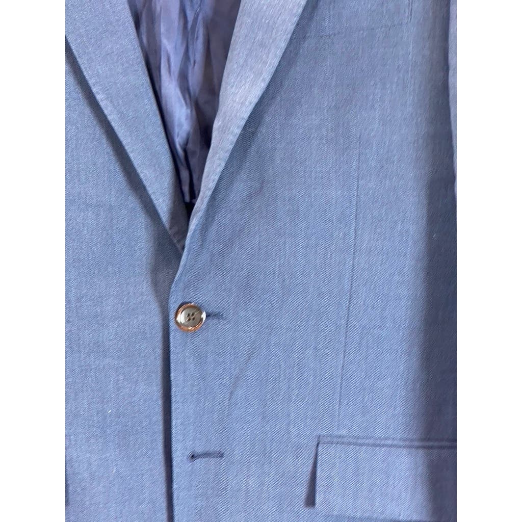 J.CREW Men's Navy Short Slim Ludlow Traveler Wool Two-Button Suit Jacket SZ 36S