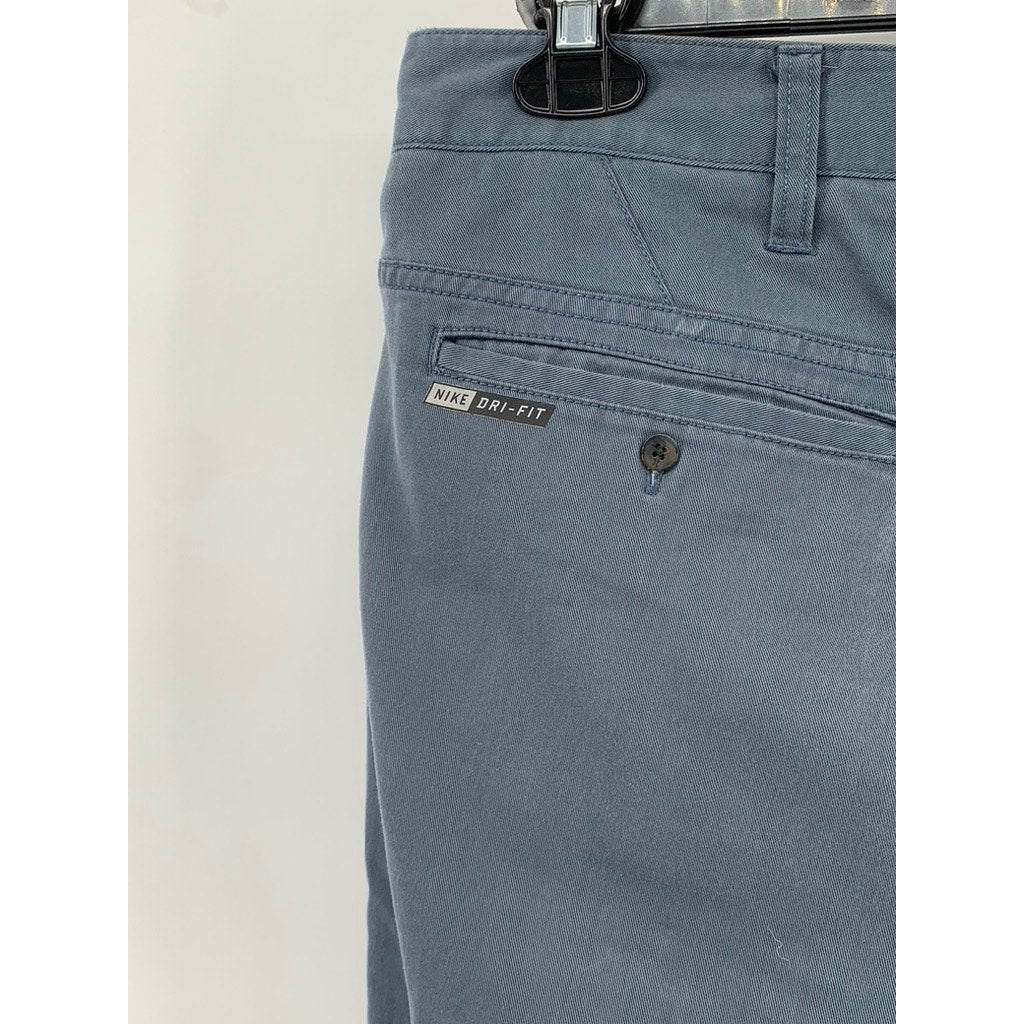 HURLEY Men's Gray Solid Straight-Leg Dri-Fit Worker Pants SZ 32