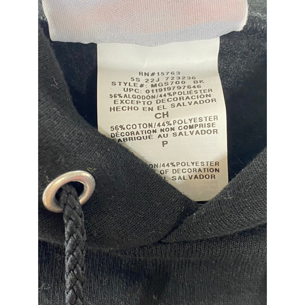 CHAMPION Men's Black Jones Logo Casual Pullover Hoodie SZ S