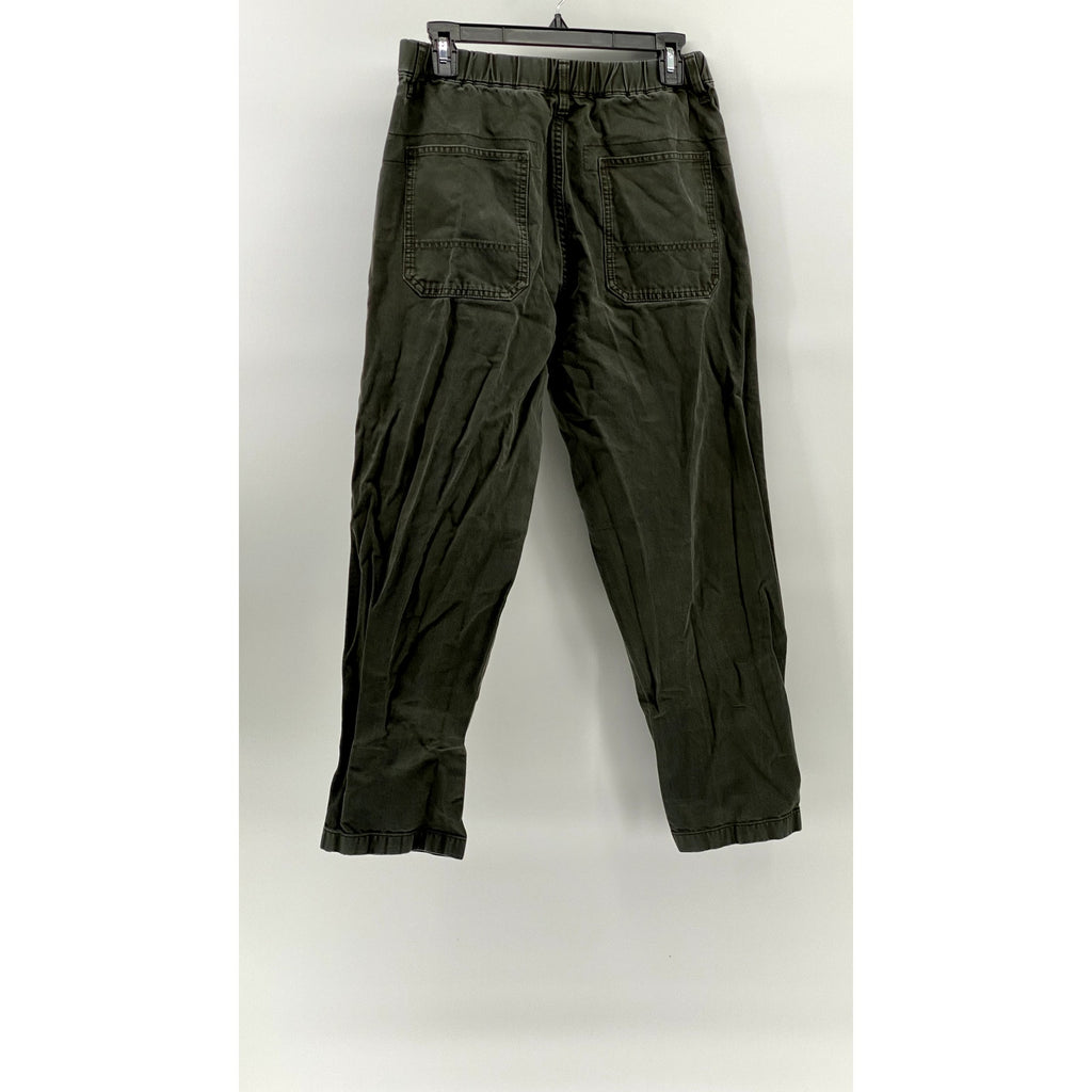 UNILQO Men's Dark Green Straight-Leg J Easy Work Pant SZ S