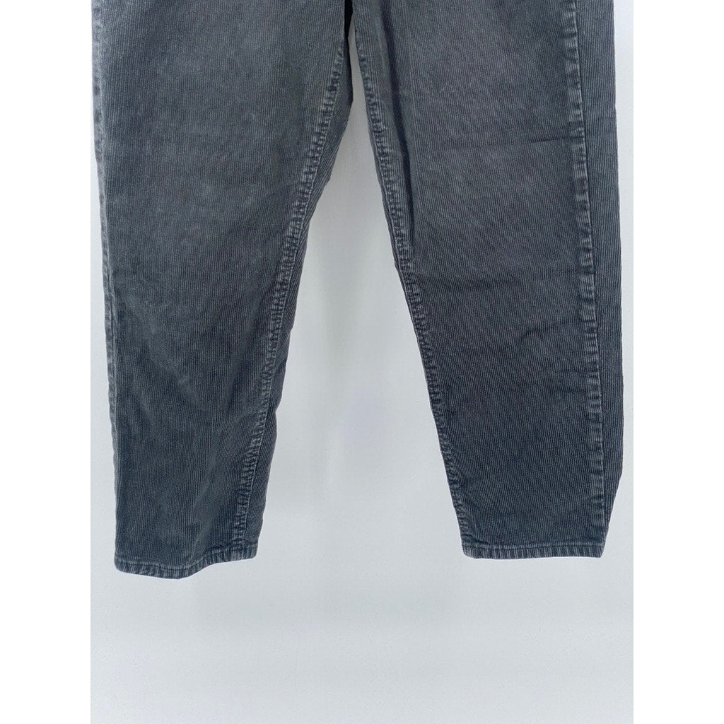 AMERICAN EAGLE Women's Black Corduroy Super Stretch X-Short Pants SZ 6