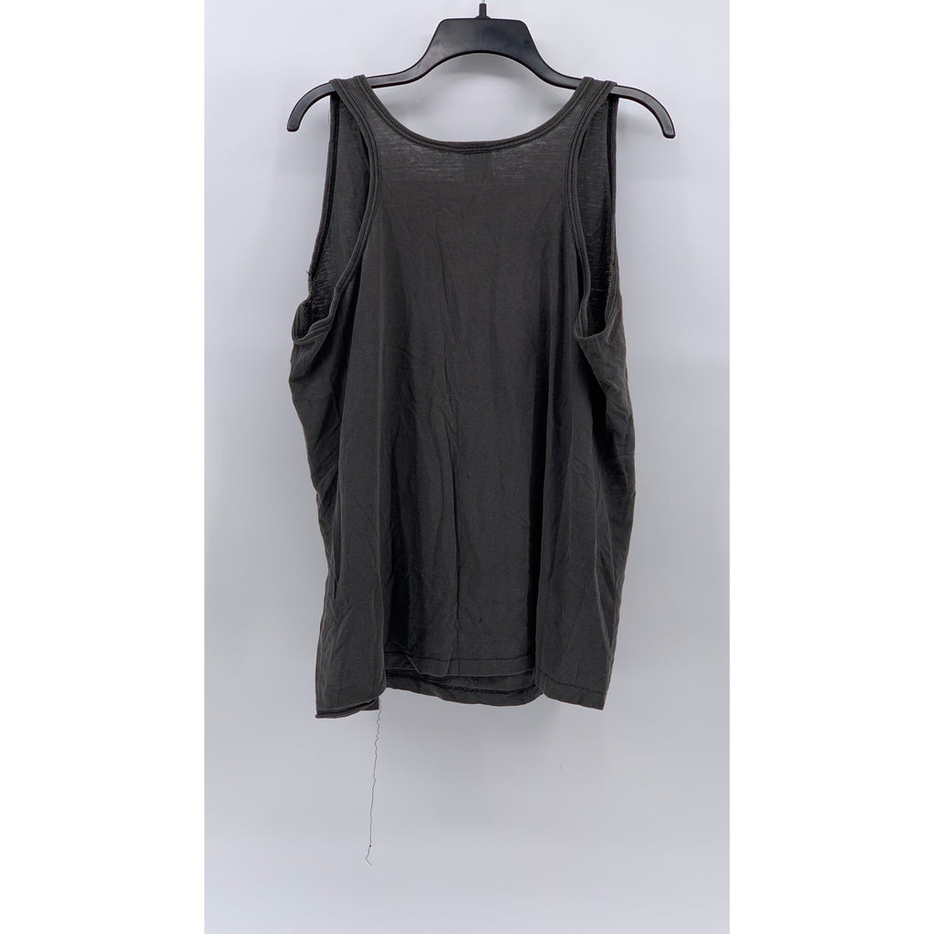 SEASONS Men's Gray Distressed Cape Cod Logo Scoop-Neck Pullover Tank SZ M