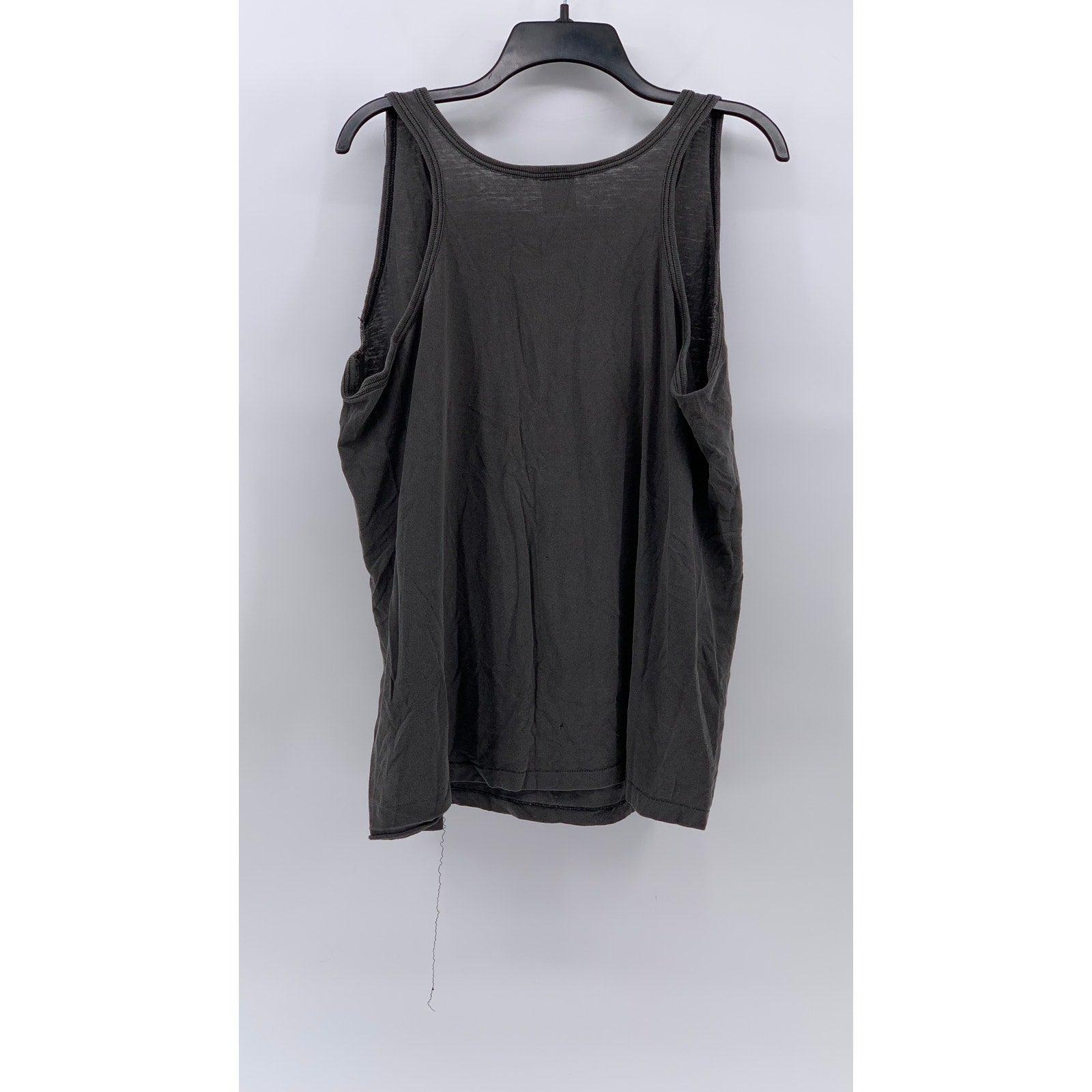 SEASONS Men's Gray Distressed Cape Cod Logo Scoop-Neck Pullover Tank SZ M