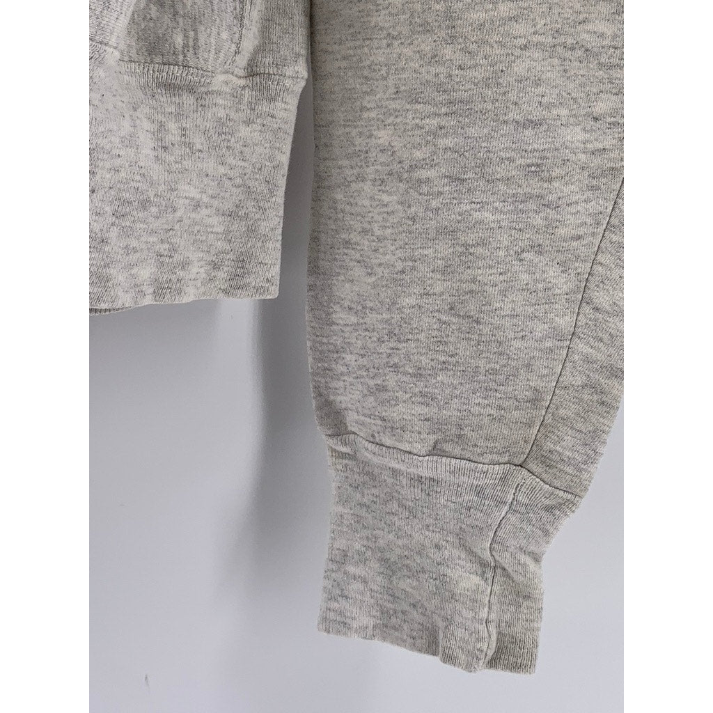 VINTAGE Men's Gray U.S Navy Crewneck Cotton-Blend Sweater SZ M
