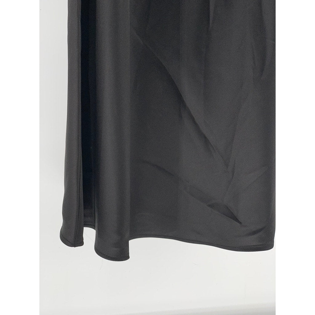 ZARA Women's Black Sleeveless Midi Dress SZ XS