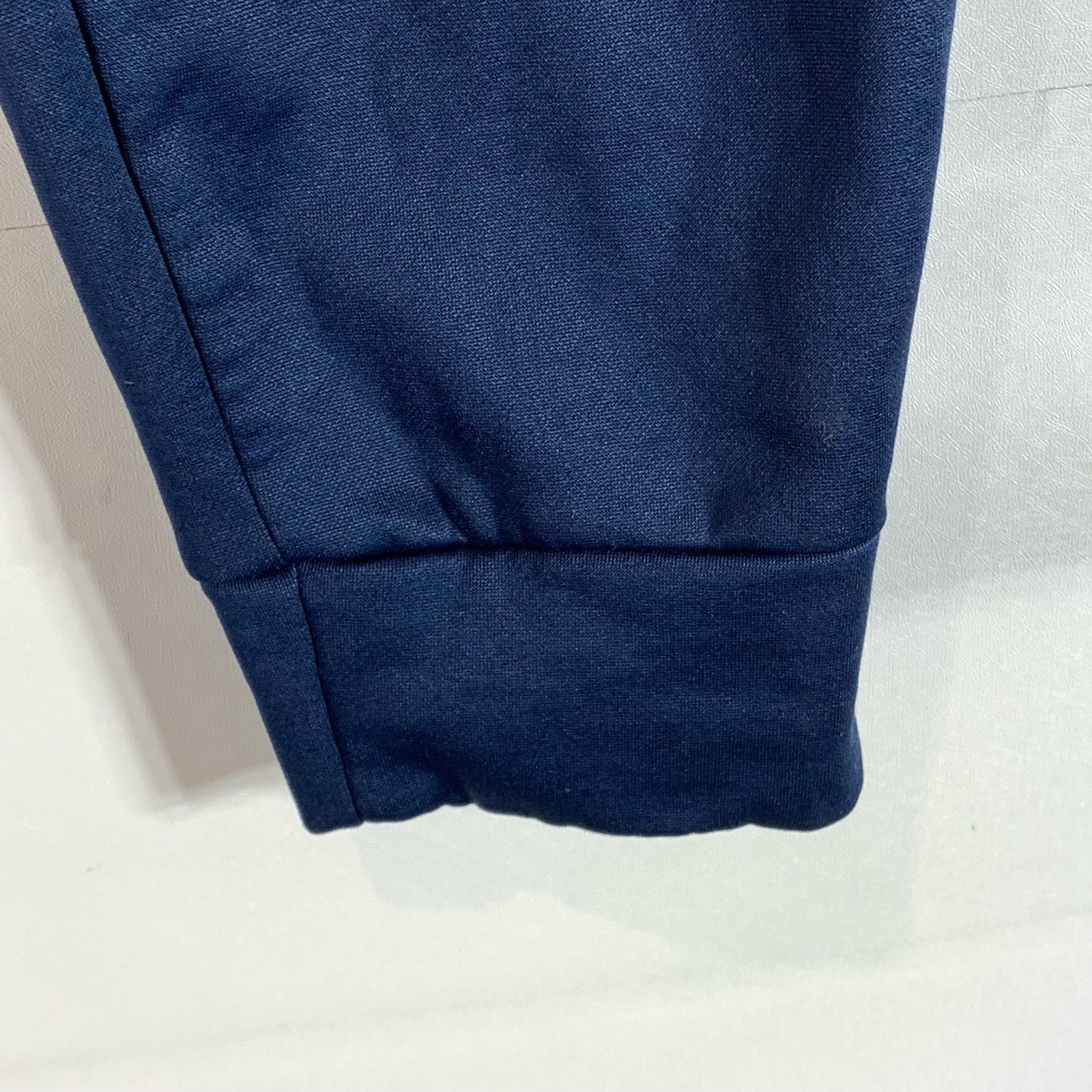 REEBOK Men's Dress Blue Relaxed-Fit Drawstring Cargo Fleece Jogger Pant SZ S