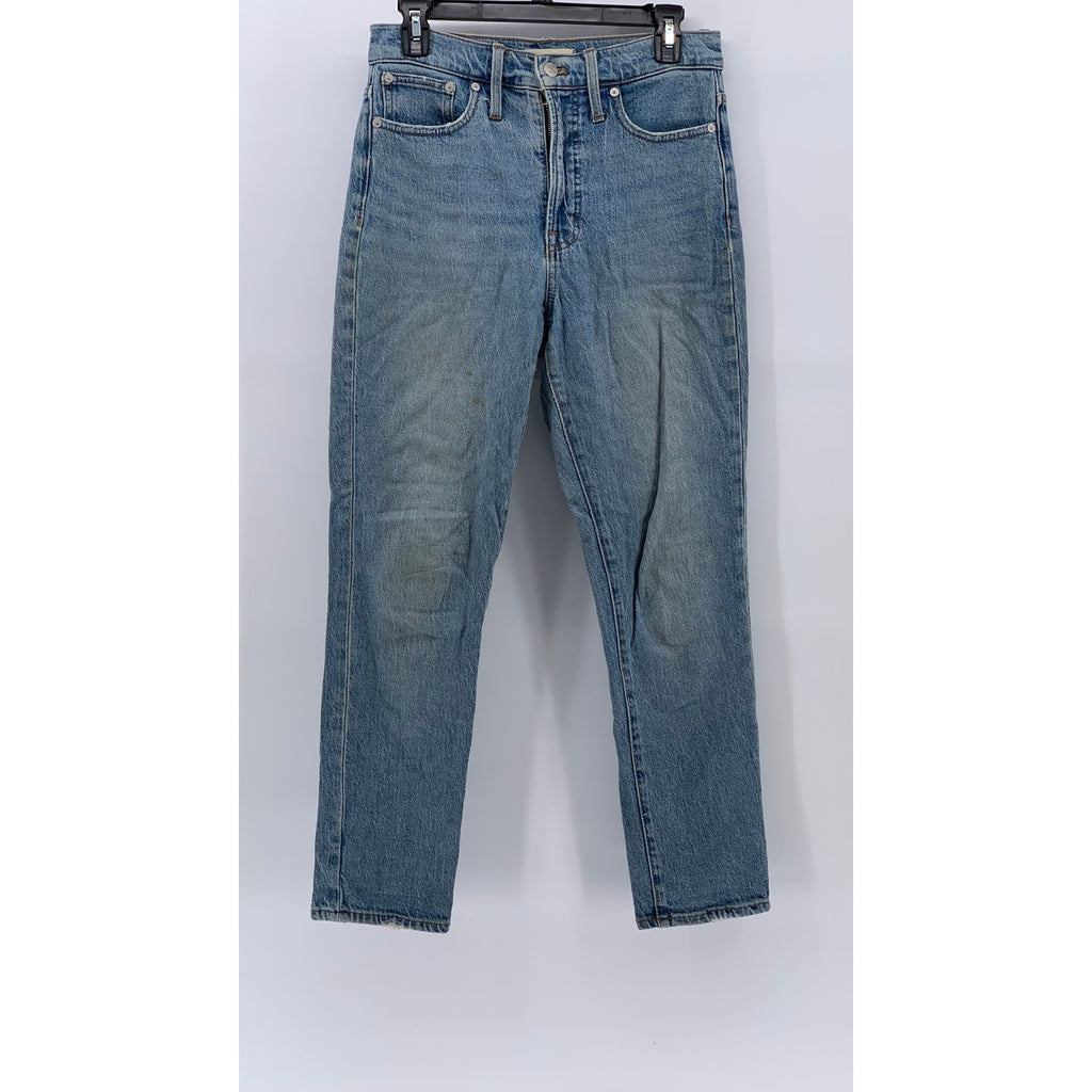 MADEWELL Women's Light Blue Denim High-Rise The Perfect Vintage Jean SZ 26