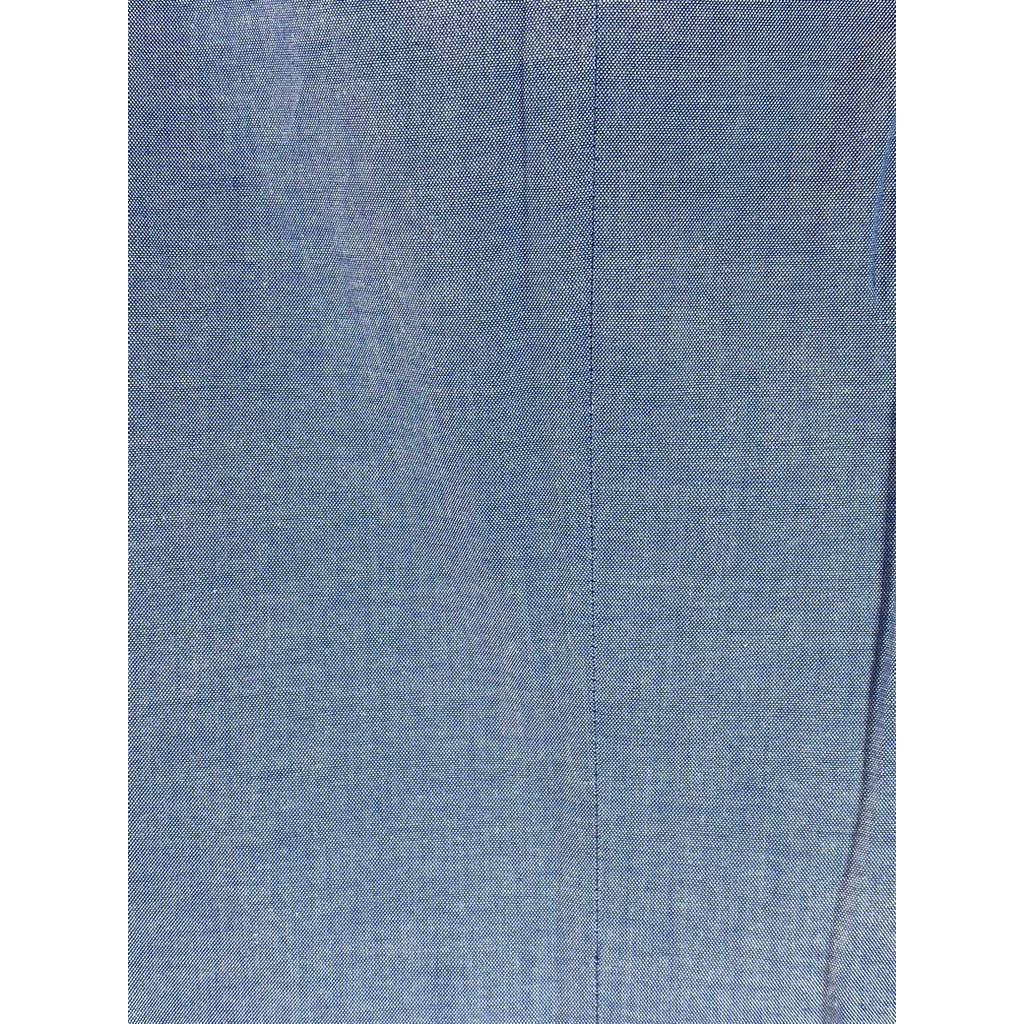 TOMMY HILFIGER Men's Blue Chambray Two-Button Blazer SZ 38R