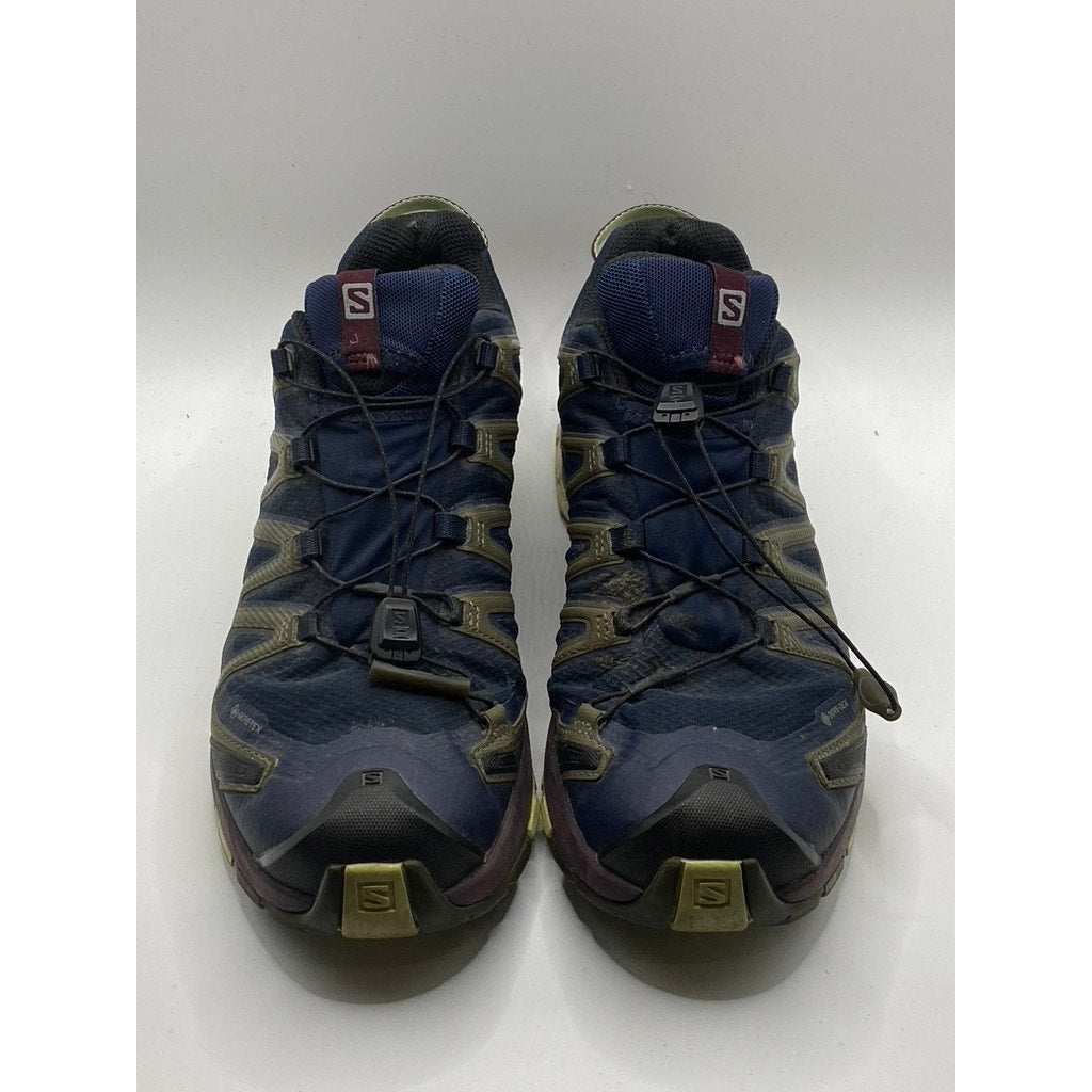 SALOMON Women’s Blue-Green XA Pro 3D Gore-Tex Bungee Lace-Up Active Sneakers SZ9