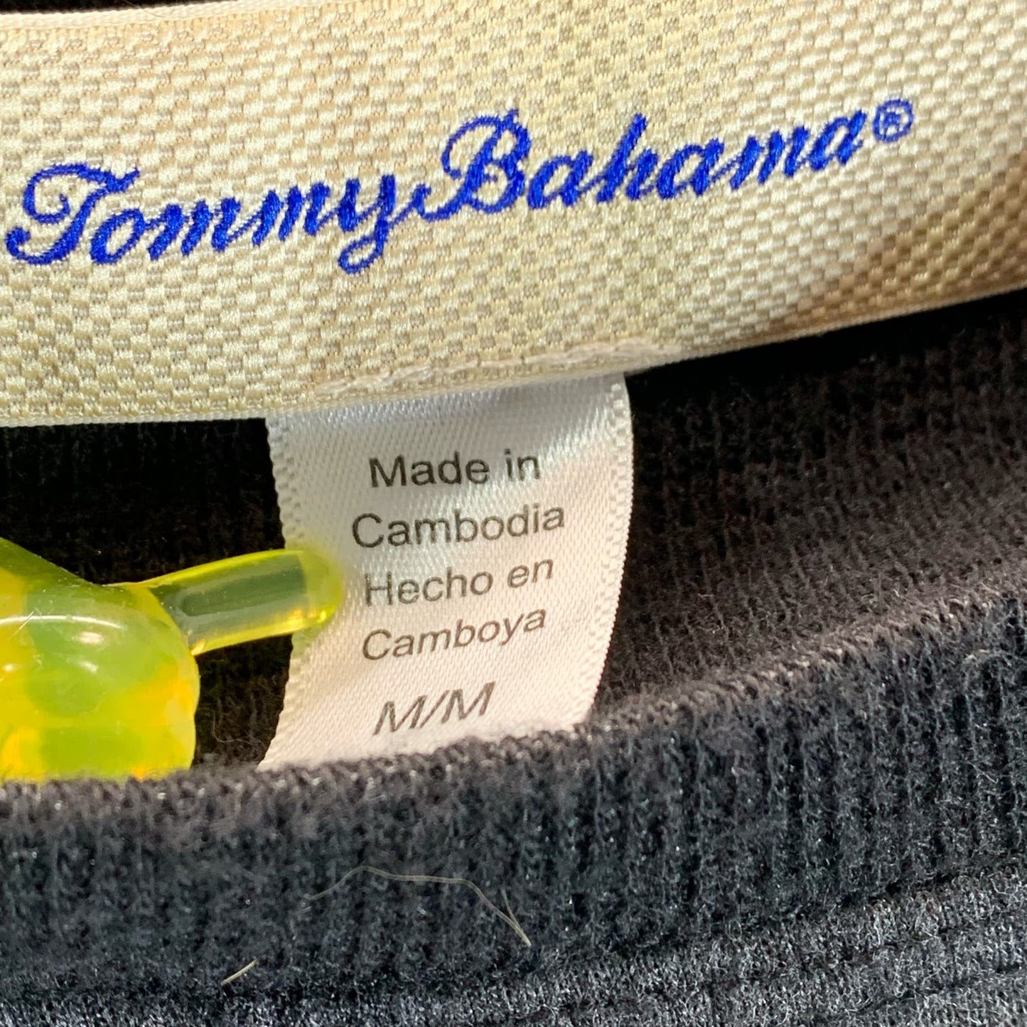 TOMMY BAHAMA Men's Black/Grey Crewneck Raglan Long Sleeve T-Shirt SZ M