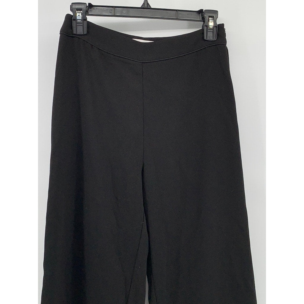 OAK+FORT Women's Black Cuffed Straight-Leg Pants SZ 2